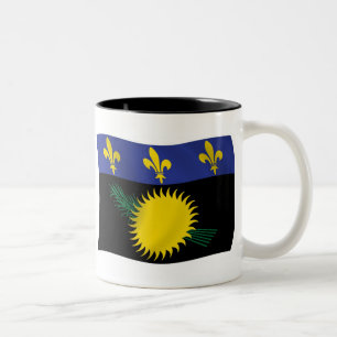 Tasse der Flagge von Guadeloupe