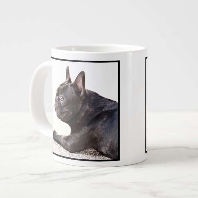 Tasse der französischen Bulldogge (Vorderseite Links)