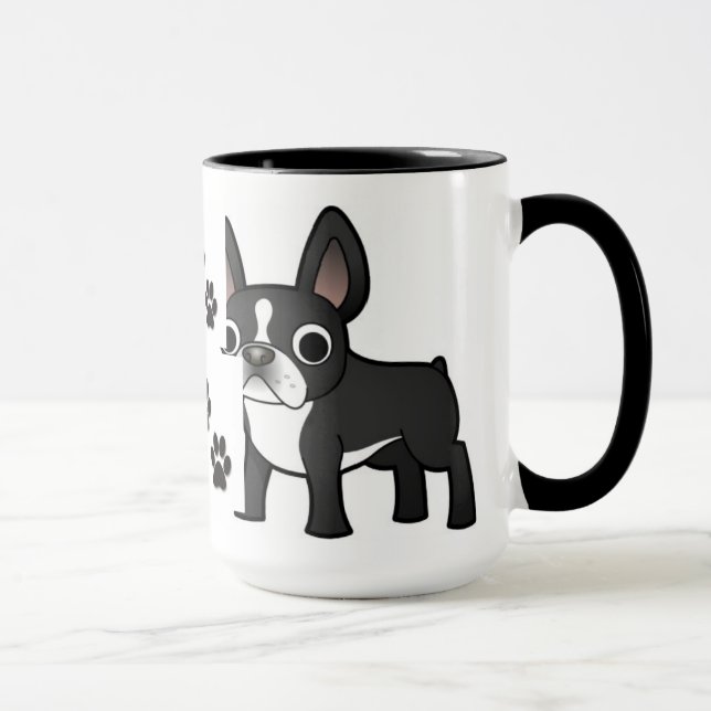 Tasse der französischen Bulldogge (Rechts)
