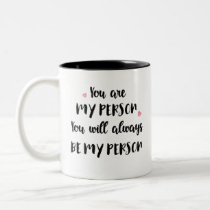 Tasse der Freundschaft - Sie sind meine Person