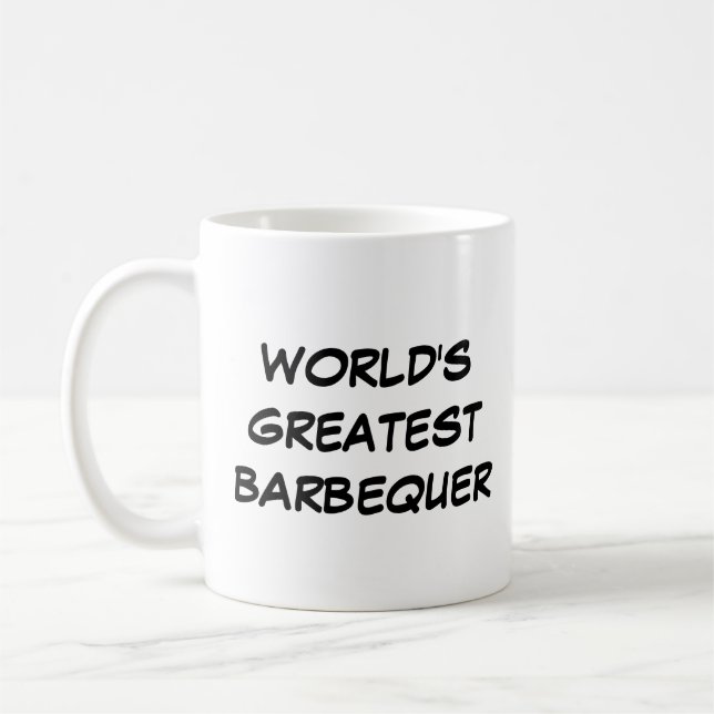 Tasse "Der größte Barbequer der Welt" (Links)