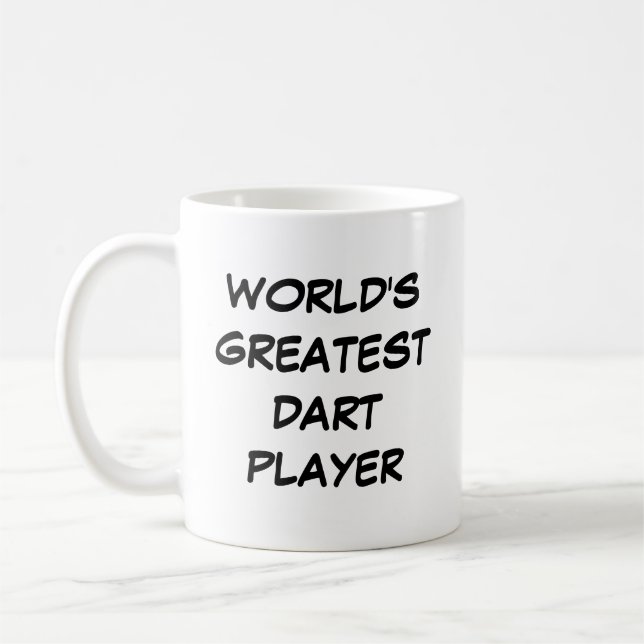 Tasse "Der größte Dart Player der Welt" (Links)