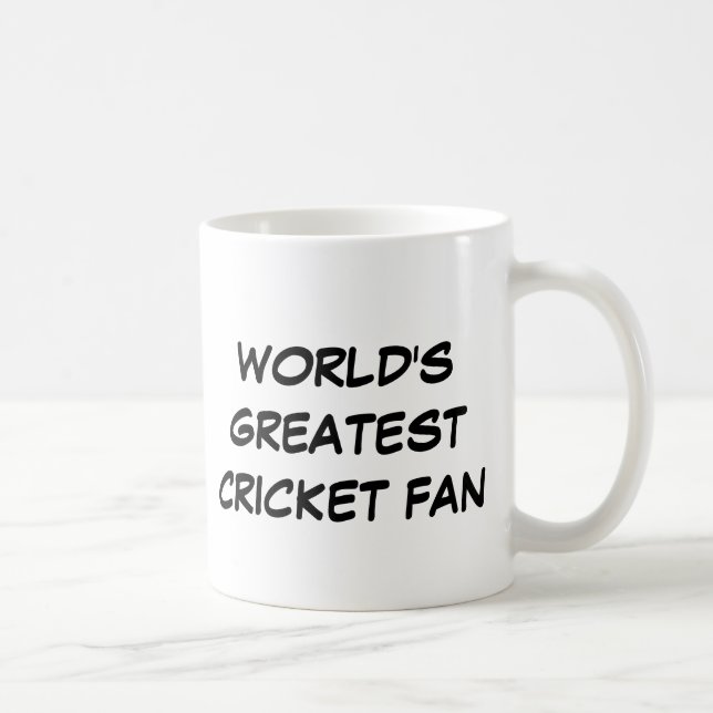 Tasse "Der größte Kricketfan der Welt" (Rechts)