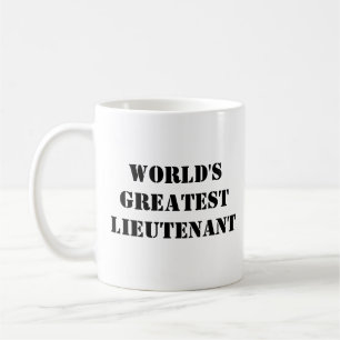 Tasse "Der größte Leutnant der Welt"