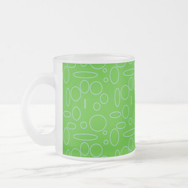 Tasse der grünen Kreise (Links)