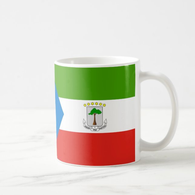 Tasse der Guinea-Flag-Keramik (Rechts)