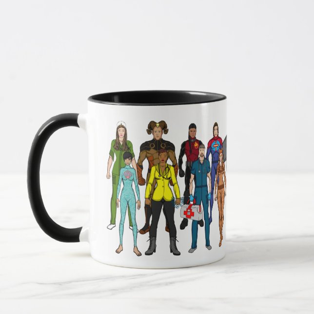 Tasse der Helakademie "Familienzeichen" (Links)