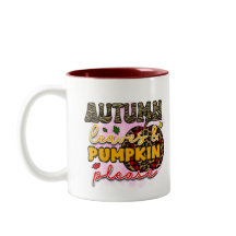 Tasse der Herbstverläufe