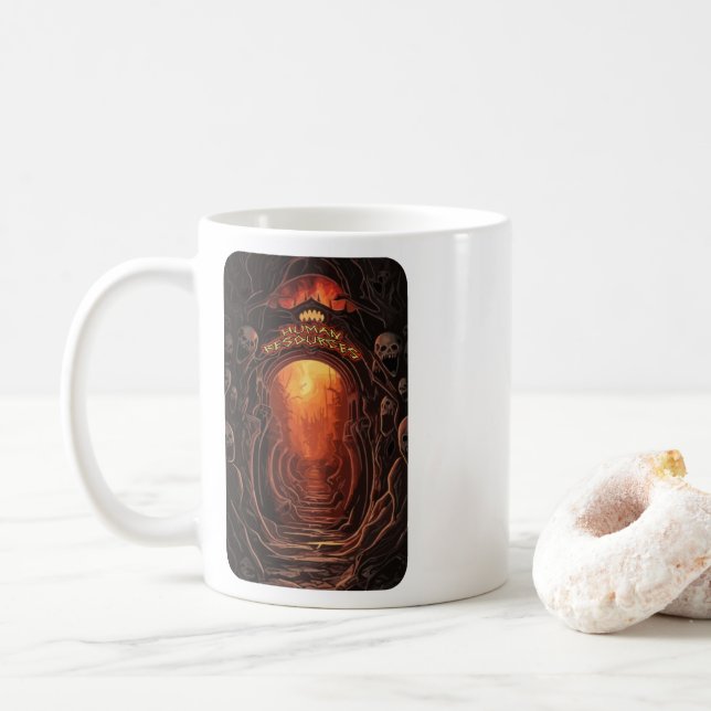 Tasse der Humanressourcen (Mit Donut)