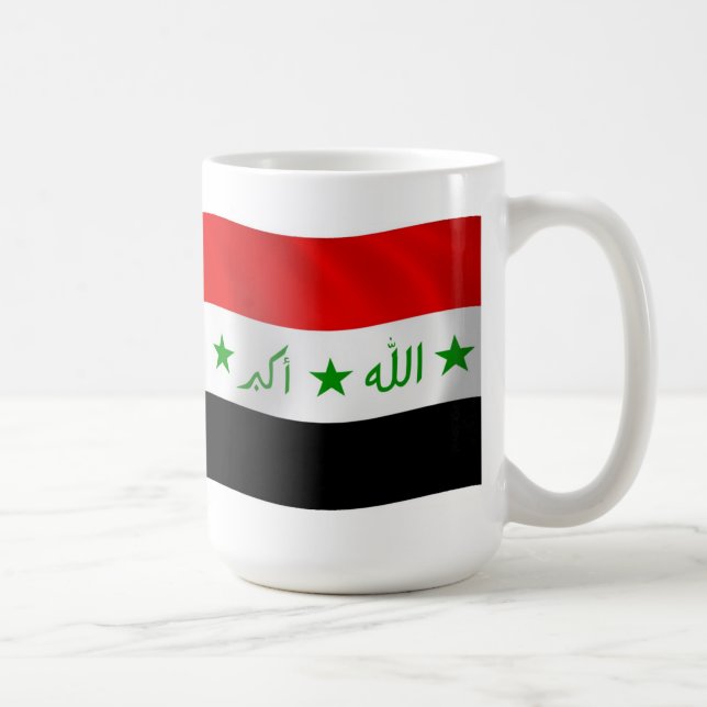 Tasse der irakischen Flagge (Rechts)