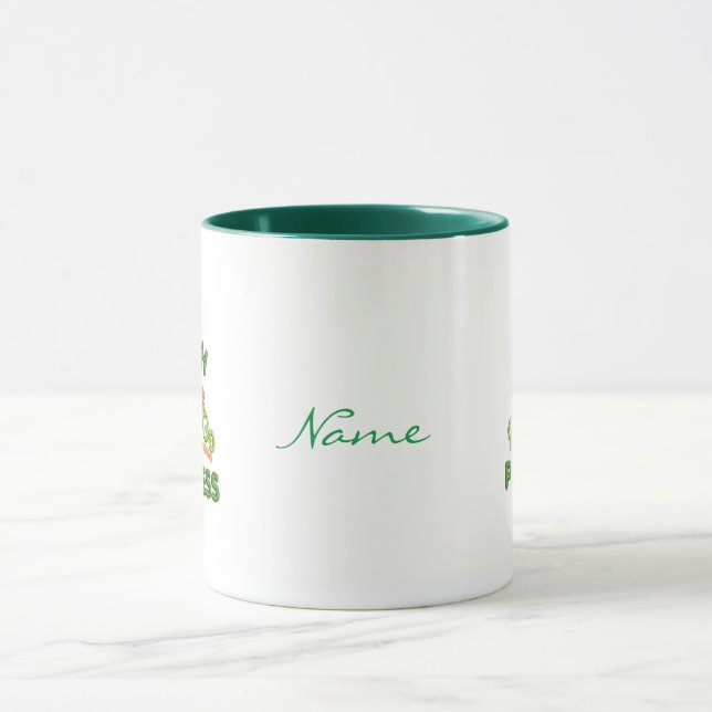 Tasse der irischen Prinzessin personalisierter Nam (Zentrum)
