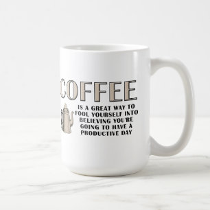 Tasse der Kaffeeproduktion