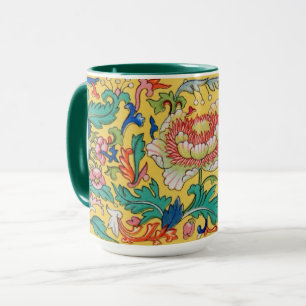 Tasse der Keramik asiatischer Blume
