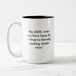 Tasse der KI-Pflanze Funny Tech Nature Geschenk