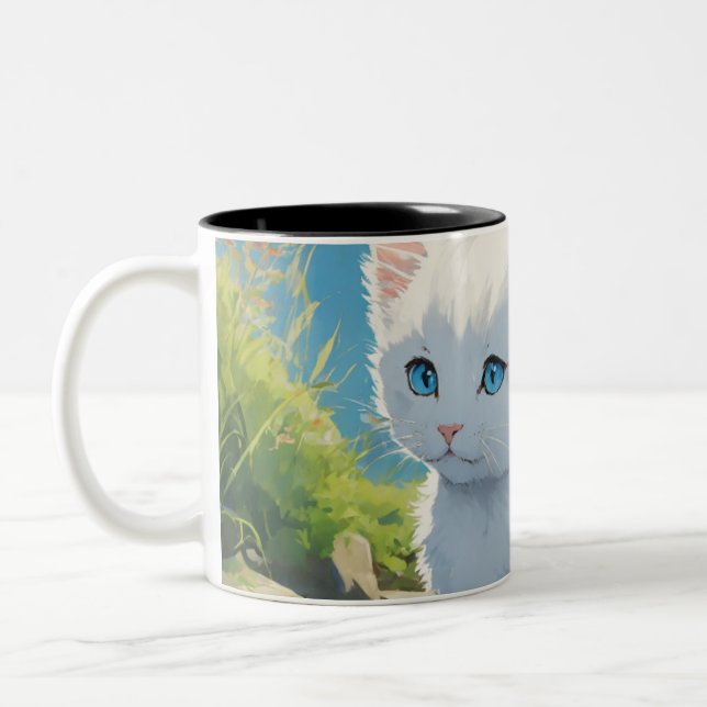 Tasse der klassischen Keramik - perfekt für Kaffee (Links)