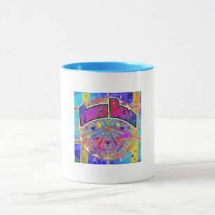 Tasse der kosmischen Einheit am Strand von Venice