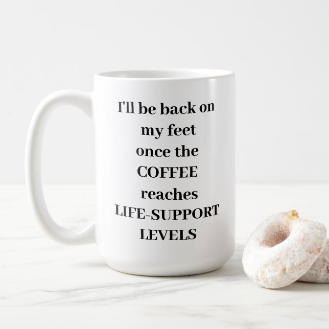 Tasse DER LEBENSUNTERSTÜTZUNG (Mit Donut)