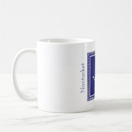 Tasse der Liebe Blau und Weiß