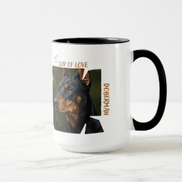 Tasse der Liebe Hunde Liebhaber 15 oz Kaffeetasse