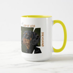 Tasse der Liebe Hunde Liebhaber 15 oz Kaffeetasse 