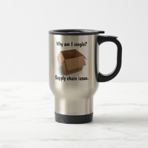 Tasse der Lieferkette des Single (mit links Hand)