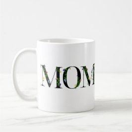 Tasse der Mama, Geschenk mit wilden Blume