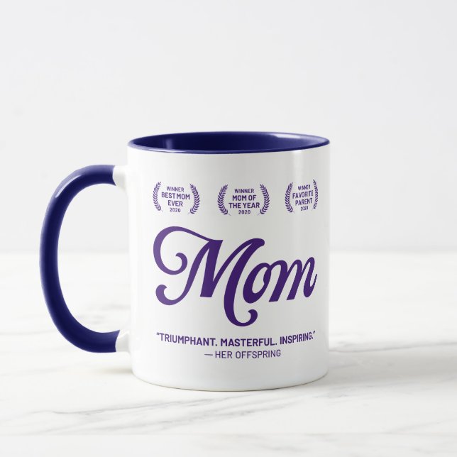 Tasse der Mama (Handle und Felge in 10 Farben) (Links)