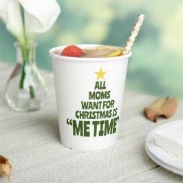 Tasse der Mama zu Weihnachten Pappbecher