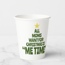 Tasse der Mama zu Weihnachten Pappbecher