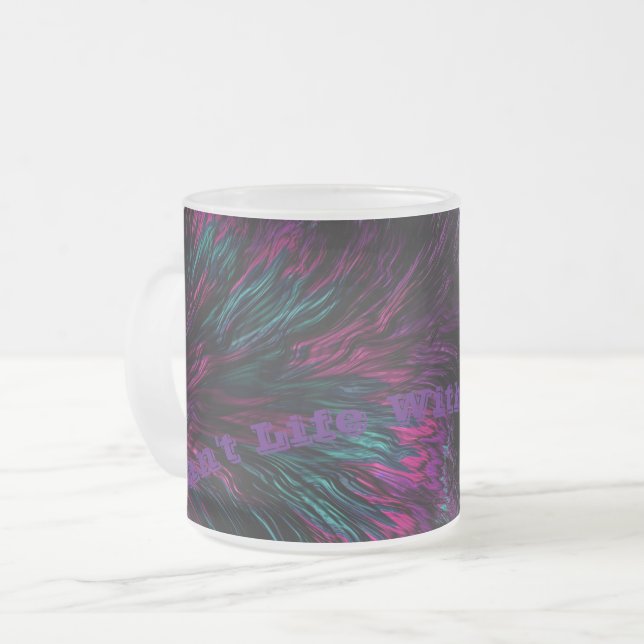 Tasse der mattierten Liebe (Vorderseite Links)