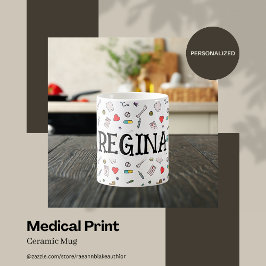 Tasse der medizinischen Print-Keramik