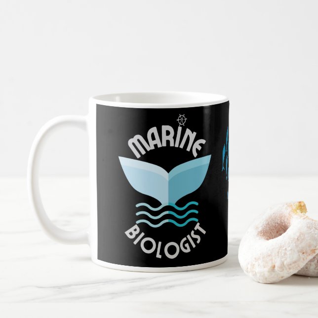 Tasse der Meeresbiologen (Mit Donut)