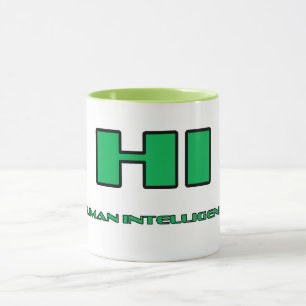 Tasse der menschlichen Intelligenz