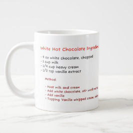 Tasse der Mikrowelle (Vanilla White Hot Chocolate