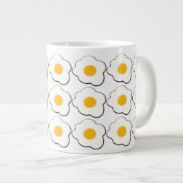 Tasse der Mikrowellen-Eier (Frühstück mit geschlif