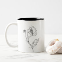 Tasse der Minimalistischen Blume