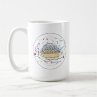 Tasse der Musiknoten - Musik-Lover-Kaffee-Cup