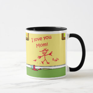 Tasse der Mutter Tages