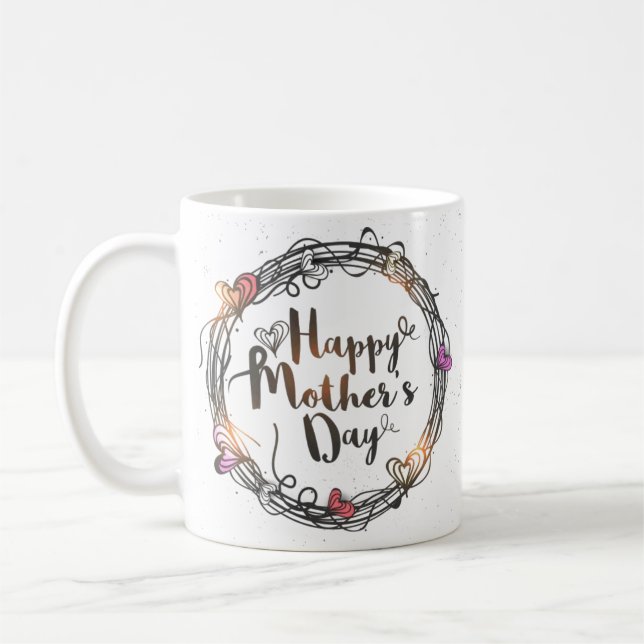 Tasse der Mutter Tagesmit kundenspezifischer (Links)