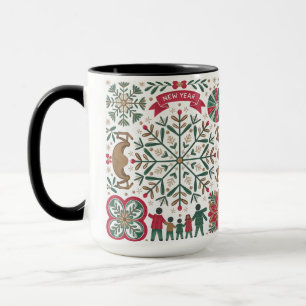 Tasse der Neujahrsharmonie