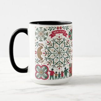 Tasse der Neujahrsharmonie