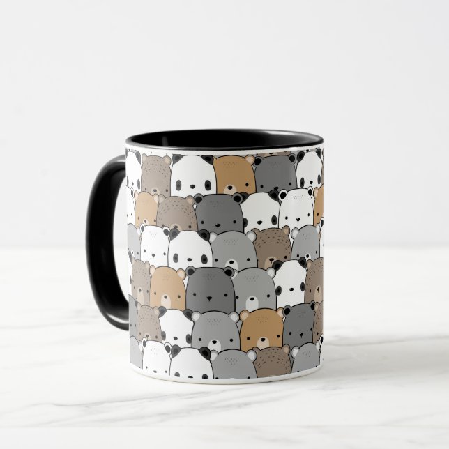 Tasse der niedlichen Bären (Vorderseite Links)