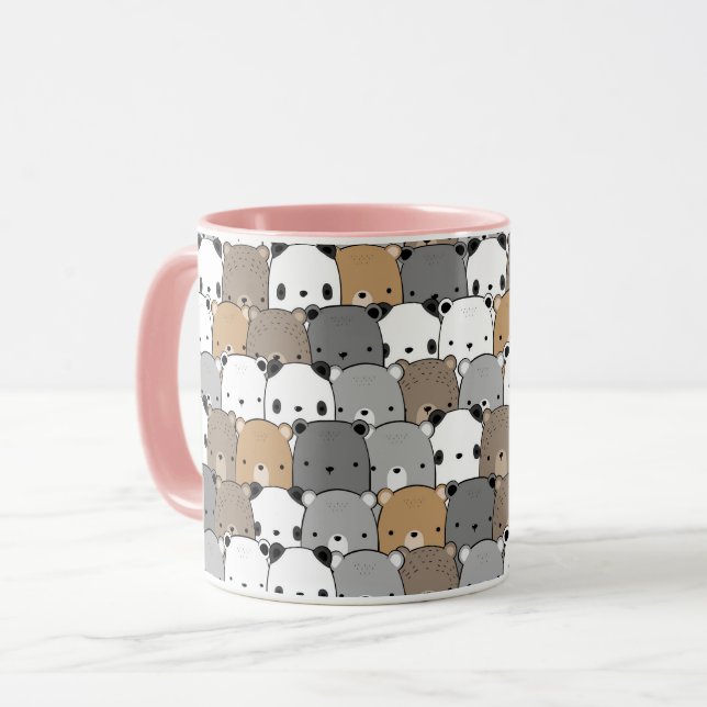 Tasse der niedlichen Bären (Vorderseite Links)