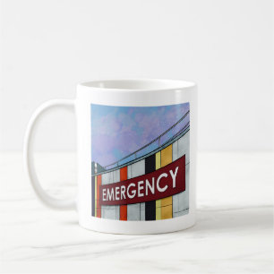 Tasse der Notfallabteilung