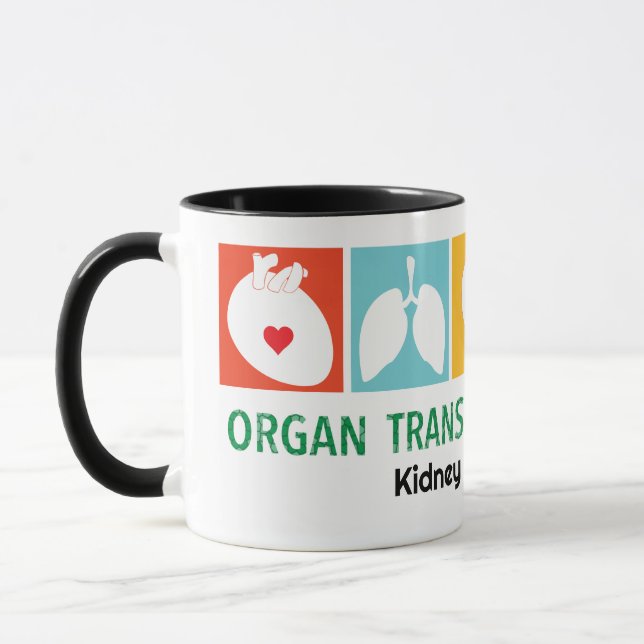 Tasse der Organtransplantation (Links)