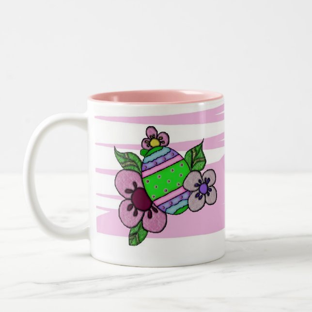 Tasse der Ostereier (Links)