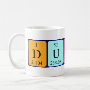 Tasse der periodischen Tabelle