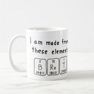 Tasse der periodischen Tabelle Bret