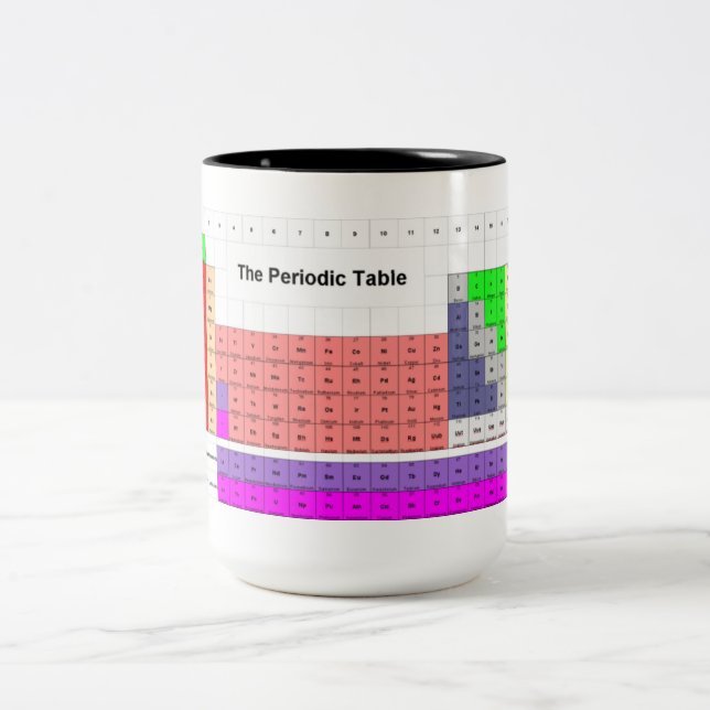 Tasse der periodischen Tabelle - Standardformat (Mittel)