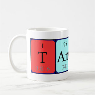 Tasse der periodischen Tabellenbezeichnung Tamsin